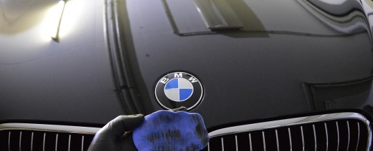 Aufbereitung eines BMW Cabriolet.